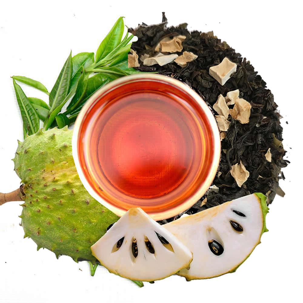 Pure Ceylon Soursop With Black Tea loose leaf - Ceylon Teabox