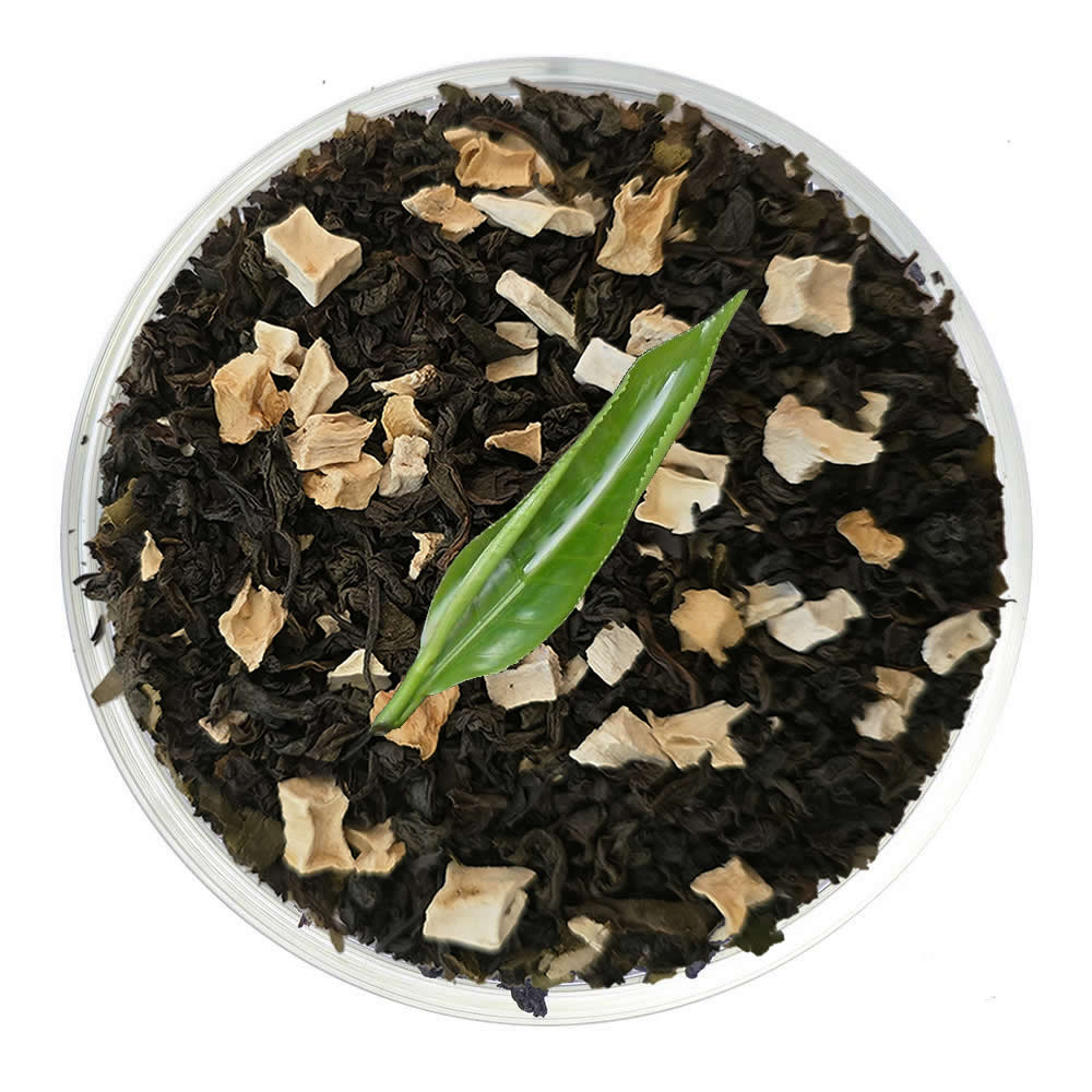 Pure Ceylon Soursop With Black Tea loose leaf in container - Ceylon Teabox