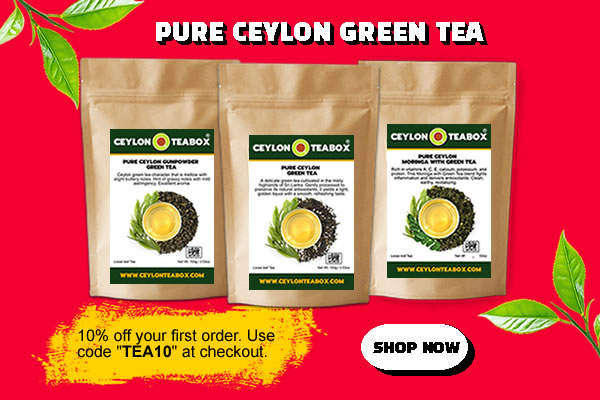 Pure Ceylon Green Tea - Ceyon Teabox